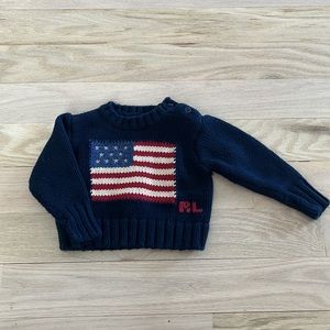 Ralph Lauren knit baby sweater